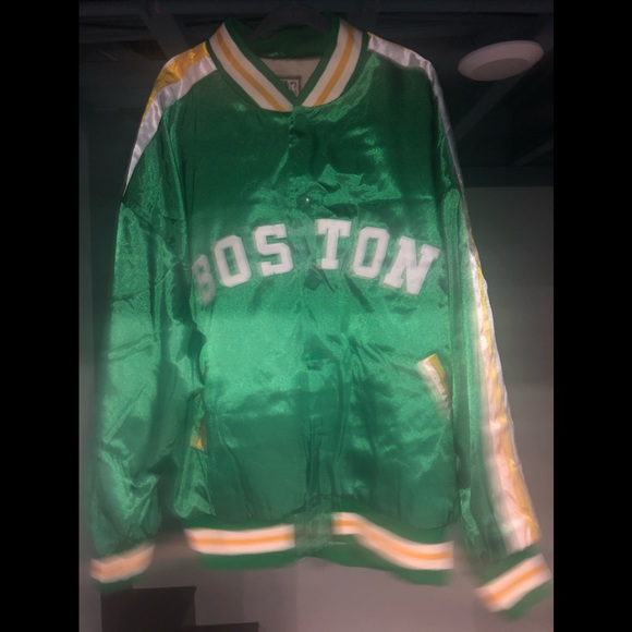 mitchell and ness celtics jacket